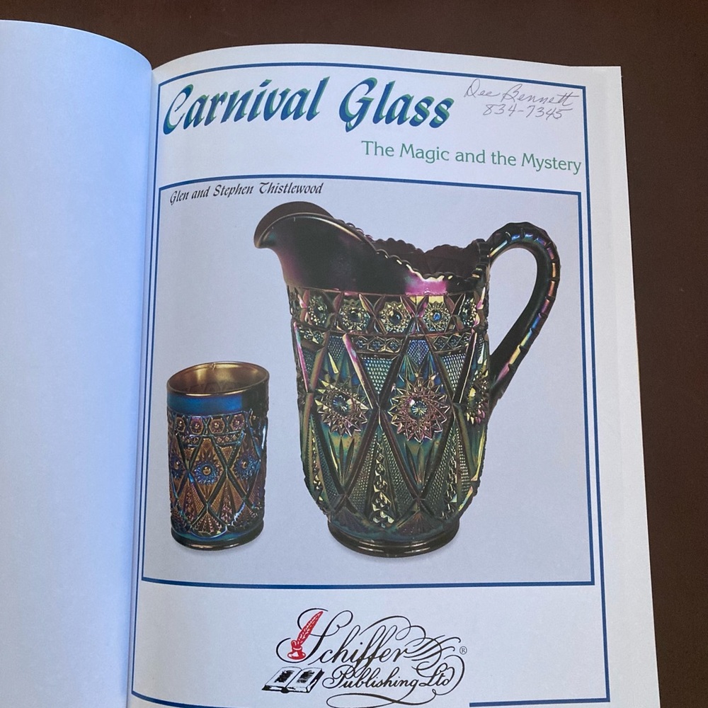 Carnival Glass - The Magic and the Mystery by Thistlewood - Hardback 1998 - Picture 5 of 13